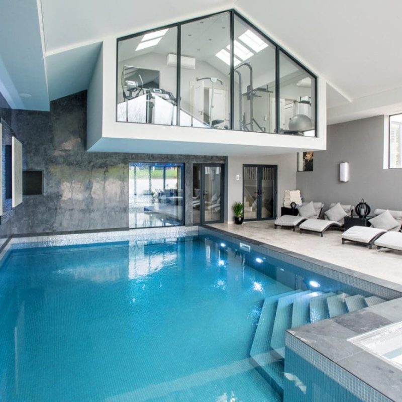 Pool with Gym Above-min